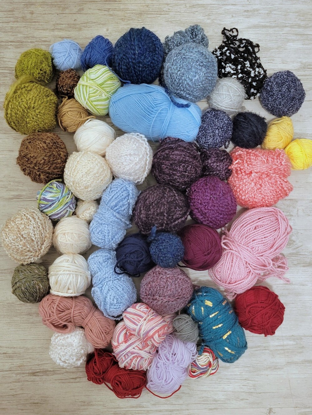 Huge Destash Yarn Lot (40+ Assorted Skeins & Balls) – Crochet / Knitting / Craft